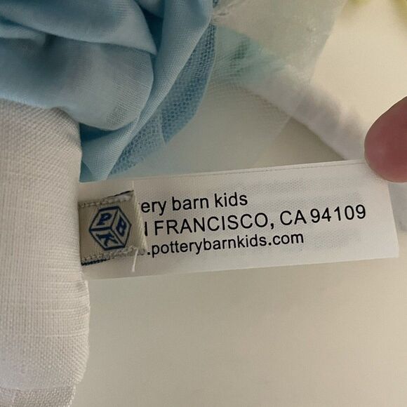 Pottery Barn Kids Designer Doll Mermaid on Land Sea Princess Blue Dress 18" - Picture 13 of 13